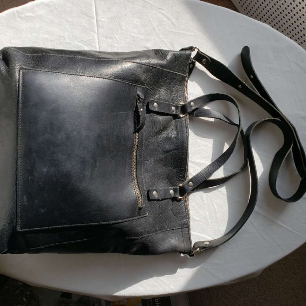 D7,961 M0851 Shoulder Bag Tote Leather made in Canada